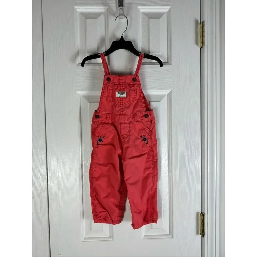 Oshkosh Girls Overalls Size 18m